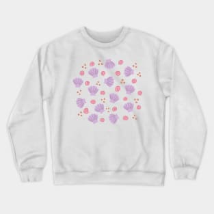 Seashells from the beach - Lilac Crewneck Sweatshirt